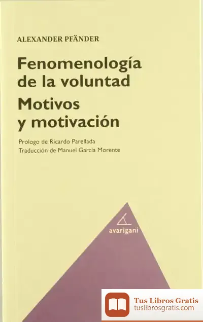 Descargar Fenomenología De La Voluntad