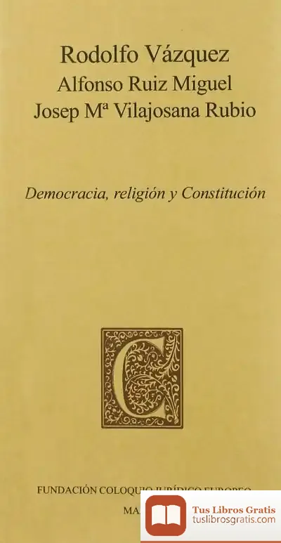 Descargar Democracia, Religión Y Constitución
