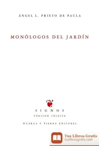 Descargar Monólogos Del Jardín