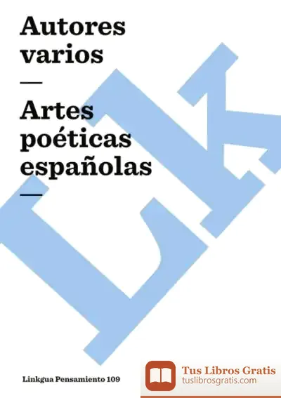 Descargar Artes Poéticas Españolas