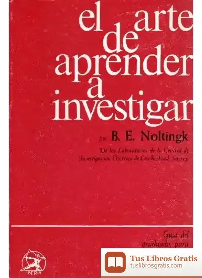 Descargar 461. Arte De Aprender A Investigar. Rca