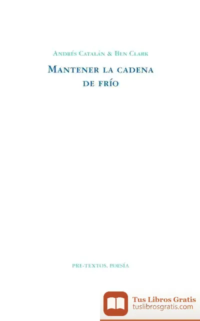 Descargar Mantener La Cadena De Frío de Ben Clark