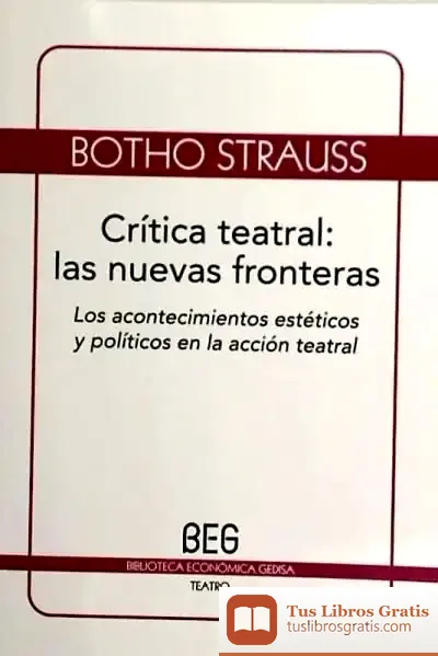 Descargar Crítica Teatral: Las Nuevas Fronteras