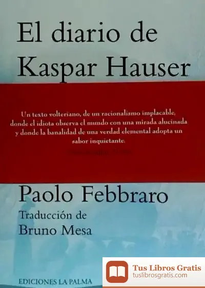 Descargar El Diario De Kaspar Hauser