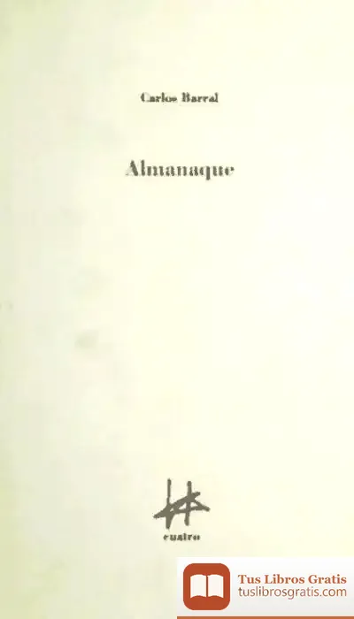 Descargar Almanaque de Carlos Barral