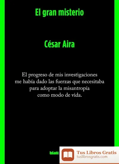 Descargar El Gran Misterio