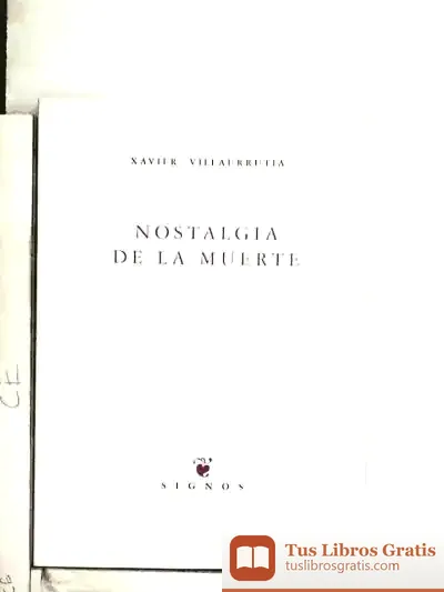 Descargar Nostalgia De La Muerte