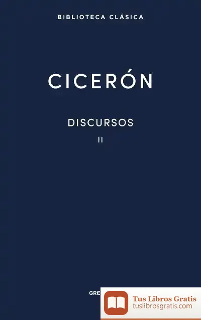 Descargar Discursos Ii de Cicerón Marco Tulio