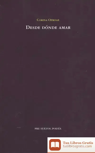 Descargar Desde Dónde Amar