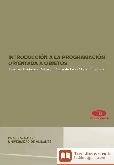 Descargar Introducción A La Programación Orientada A Objetos
