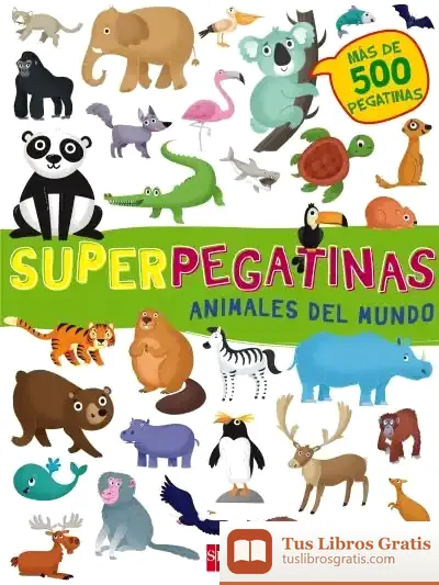Descargar Animales Del Mundo. Superpegatinas