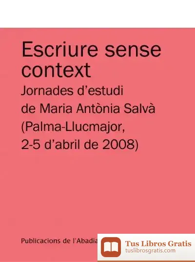 Descargar Escriure Sense Context