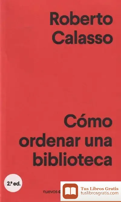 Descargar Cómo Ordenar Una Biblioteca de Edgardo Dobry Lewin