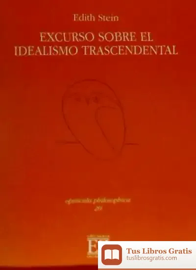 Descargar Excurso Sobre El Idealismo Trascendental