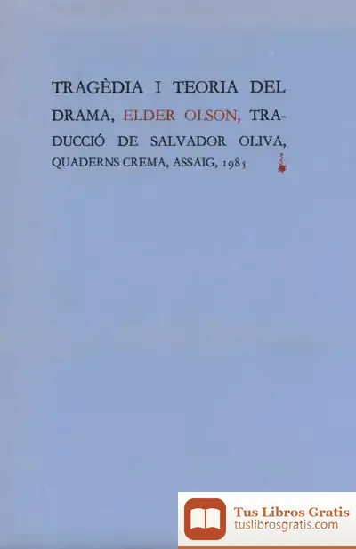 Descargar Tragèdia I Teoria Del Drama