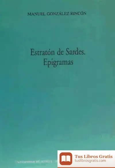 Descargar Estraton De Sardes, Epigramas