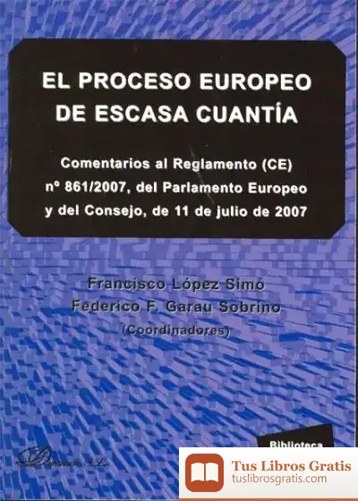 Descargar El Proceso Europeo De Escasa Cuantía de Jutta Bauer