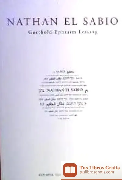 Descargar Nathan El Sabio