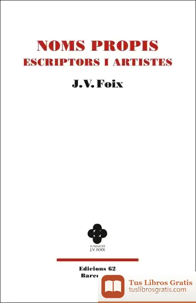 Descargar Noms Propis: Escriptors I Artistes
