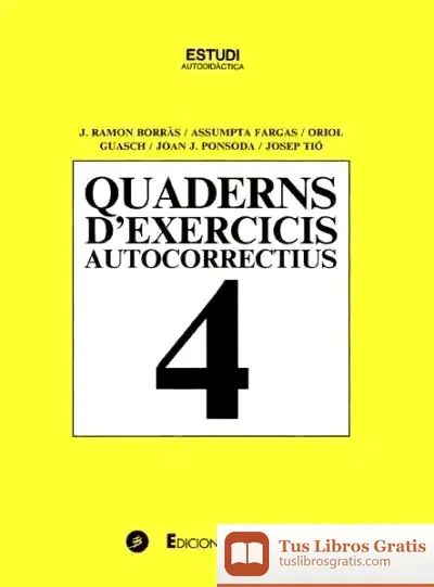Descargar Quaderns D'Exercicis Autocorrectius 4