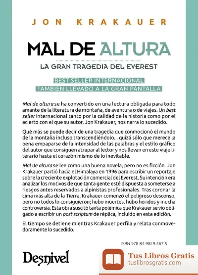 Descargar Mal De Altura, Edición De Bolsillo