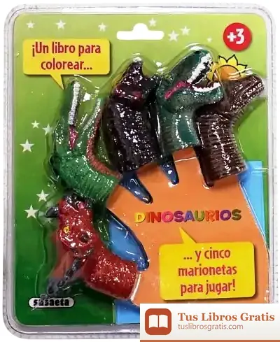 Descargar Colorea Y Juega Con Marionetas. Dinosaurios