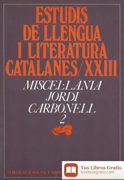 Descargar Miscel·Lània Jordi Carbonell, 2