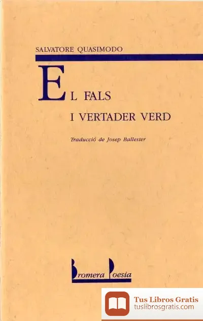 Descargar El Fals I Vertader Verd