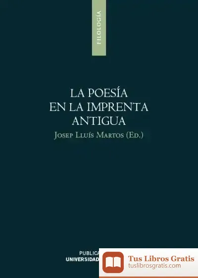 Descargar La Poesía En La Imprenta Antigua