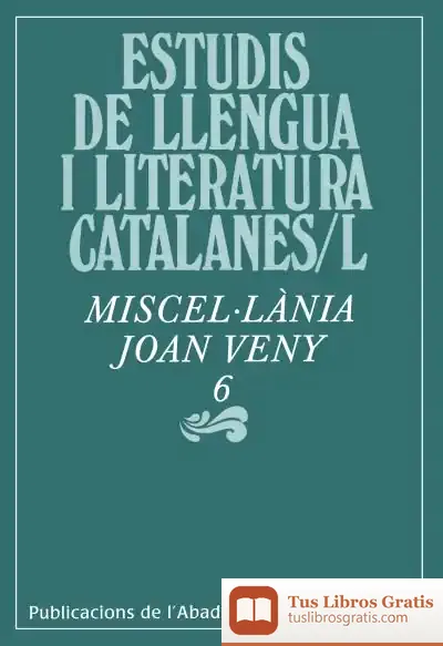 Descargar Miscel·Lània Joan Veny 6