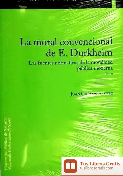 Descargar La Moral Convencional De E. Durkheim
