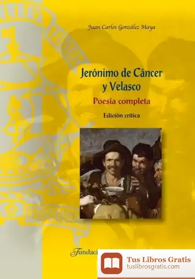 Descargar Jerónimo De Cáncer Y Velasco