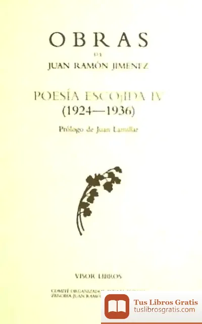 Descargar Poesia Escogida Iv J.R. Jimenez
