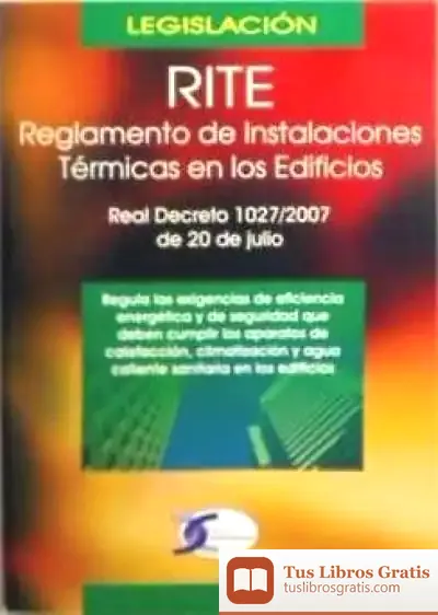 Descargar Rite:Reglamento Instalaciones Termicas Edificios R.D.1027/07