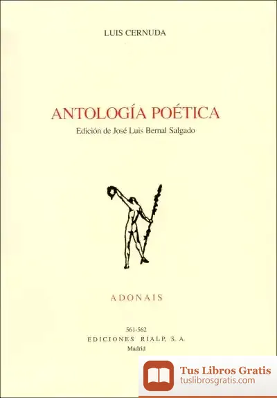 Descargar Antología Poética (Luis Cernuda) de Luis Cernuda