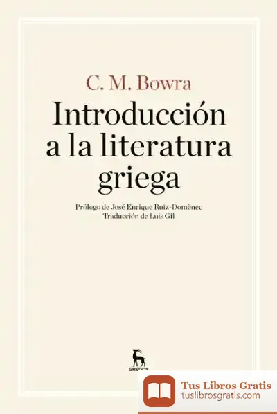 Descargar Introducción A La Literatura Griega de Luis Gil Fernández