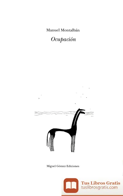 Descargar Ocupación de Moisés Ruiz González
