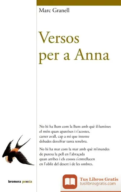 Descargar Versos Per A Anna (Nou Format) de Marc Granell Rodríguez