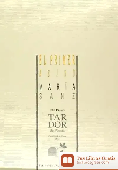 Descargar El Primer Reino de María Sanz