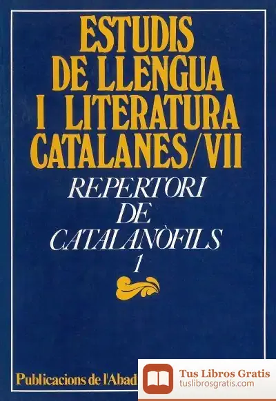 Descargar Repertori De Catalanòfils, 1
