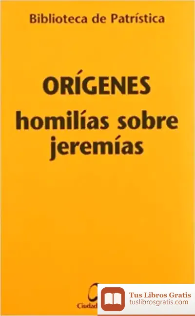 Descargar Homilías Sobre Jeremías