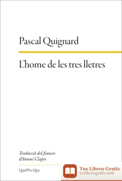 Descargar L'Home De Les Tres Lletres