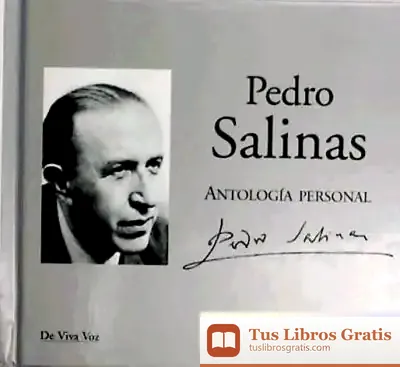 Descargar Antologia Personal Pedro Salinas (V.Voz) de Pedro Salinas
