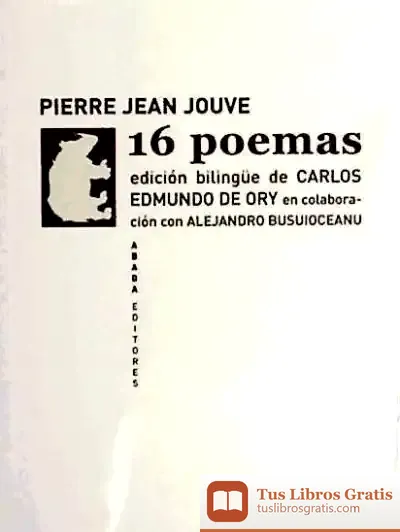 Descargar 16 Poemas (Edición Bilingüe) de Pierre-jean Jouve