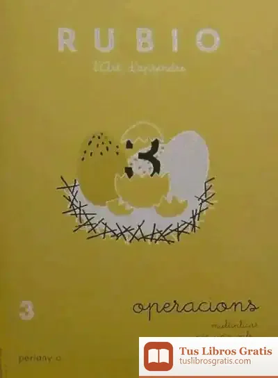 Descargar Rubio, L'Art D'Aprendre. Operacions 3