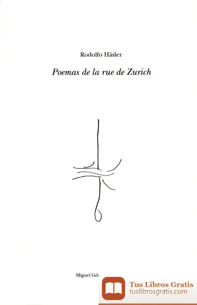 Descargar Poemas De La Rue De Zurich de David Grossman