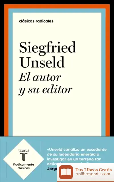 Descargar Autor Y Su Editor, El (2018)