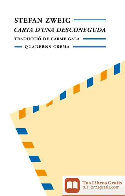 Descargar Carta D'Una Desconeguda