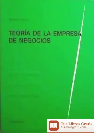 Descargar Teoría De La Empresa De Negocios