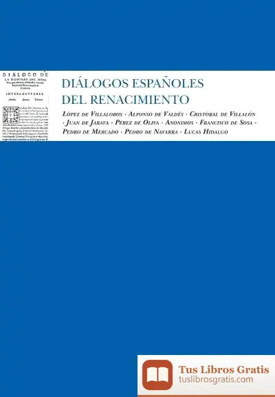 Descargar Diálogos Españoles Del Renacimiento